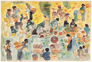 Pierre Jean Apol - Markttafereel in NederlandsIndi.webp