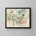 Palmiers au bord de l'eau - Pierre Jean Apol — framed artwork on a wall