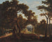 Landscape painting with laundresses by the water - Pierre Jean Boquet — artwork view