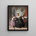 The Reading Lesson - Pierre Jean Edmond Castan — framed artwork on a wall