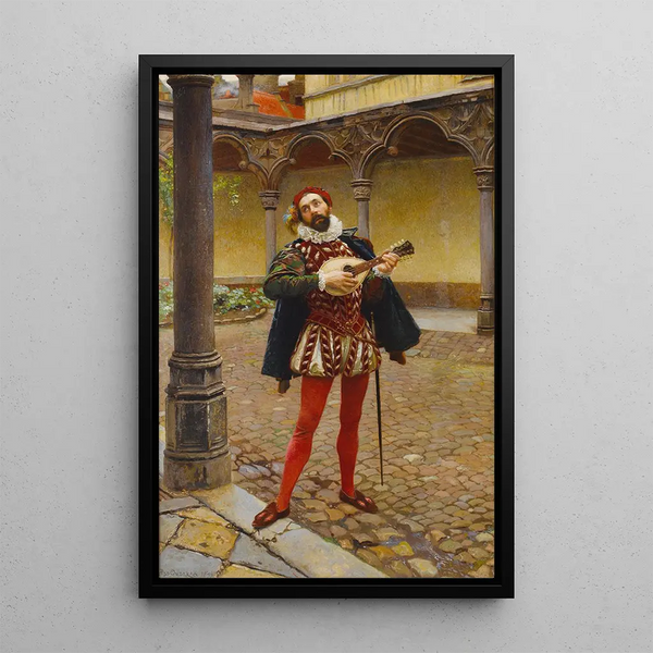 The Song of Love - Pierre Jean Van der Ouderaa — framed artwork on a wall