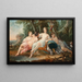 Diane et ses nymphes se reposant après la chasse - Pierre Jollain — framed artwork on a wall