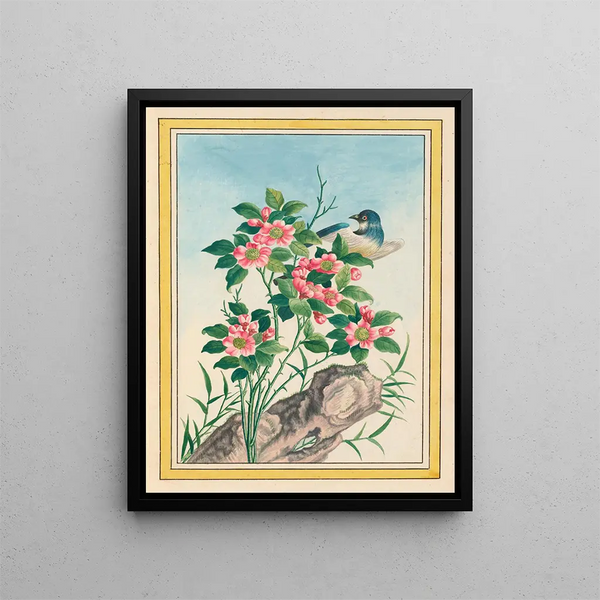 Plants of China Pl.006 - Pierre Joseph Buchoz — framed artwork on a wall
