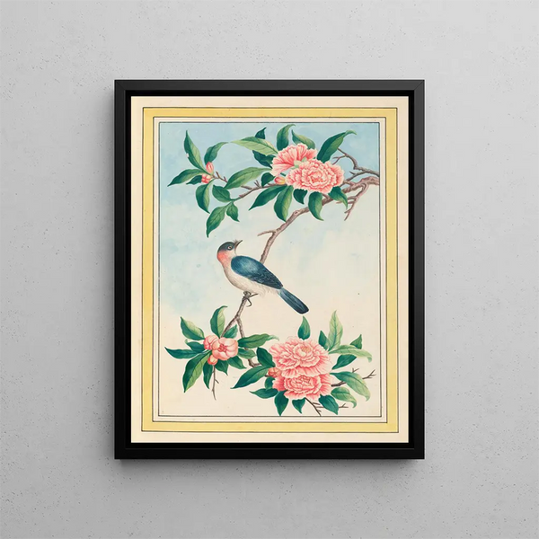 Plants of China Pl.014 - Pierre Joseph Buchoz — framed artwork on a wall