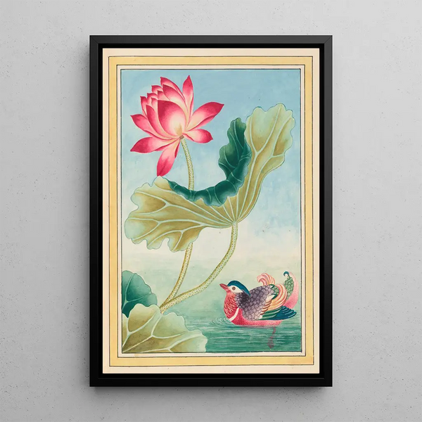 Plants of China Pl026 - Pierre Joseph Buchoz — framed artwork on a wall