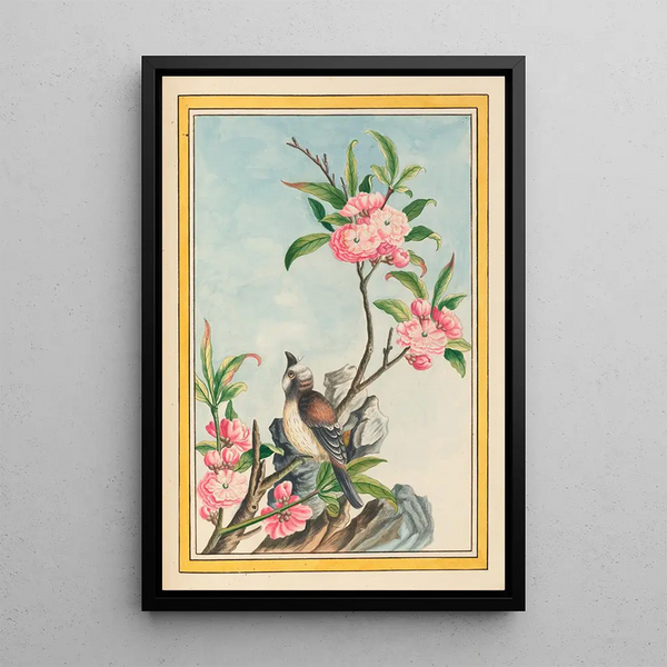 Chinese Plants Painting Pl047 - Pierre Joseph Buchoz — framed artwork on a wall