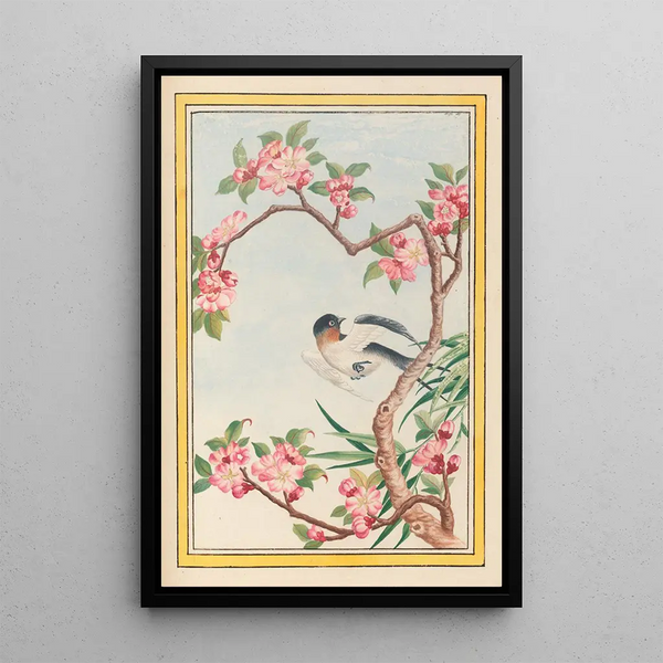 Plants of China Pl050 - Pierre Joseph Buchoz — framed artwork on a wall