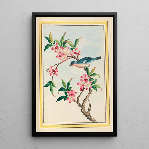 Plants of China Pl053 - Pierre Joseph Buchoz — framed artwork on a wall