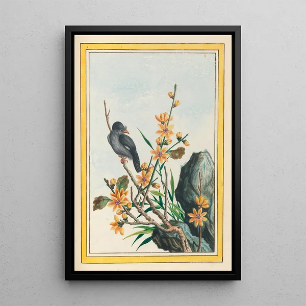 Chinese Plants Painting Pl065 - Pierre Joseph Buchoz — framed artwork on a wall