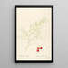 Les liliacées Pl14 - Pierre Joseph Redouté — framed artwork on a wall