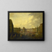 The Innocents' Market around 1791 - Pierre Lafontaine — framed artwork on a wall