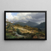 The Baden-Baden Cemetery - Pierre Louis Dubourcq — framed artwork on a wall