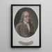 Benjamin Franklin - Pierre Michel Alix — framed artwork on a wall