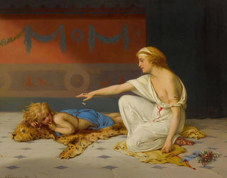 An Afternoon Amusement - Pierre Olivier Joseph Coomans — artwork view