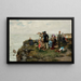 on the cliff - Pierre Outin — framed artwork on a wall