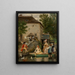 La fête nautique - Pierre Outin — framed artwork on a wall