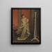 in front of the mirror - Pierre Paul Léon Glaize — framed artwork on a wall