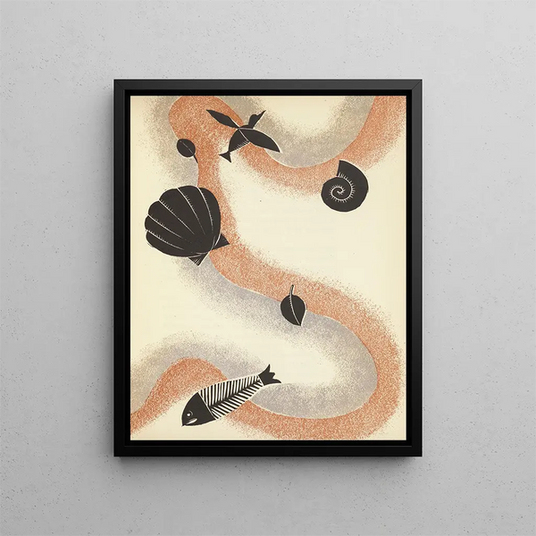 The Wind - Pierre Pinsard — framed artwork on a wall