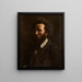 Self-portrait - Pierre Puvis de Chavannes — framed artwork on a wall