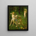 Children in an Orchard - Pierre Puvis de Chavannes — framed artwork on a wall