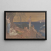 Gentle Land, Pleasant Earth - Pierre Puvis de Chavannes — framed artwork on a wall