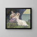 In the heather - Pierre Puvis de Chavannes — framed artwork on a wall