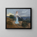 La Foi aux Grèves - Pierre Puvis de Chavannes — framed artwork on a wall