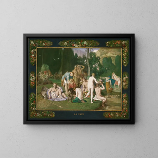 Peace - Pierre Puvis de Chavannes — framed artwork on a wall