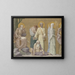 Procession - Pierre Puvis de Chavannes — framed artwork on a wall