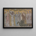 Procession of Martyr Saints 3 - Pierre Puvis de Chavannes — framed artwork on a wall