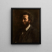 Self-portrait - Pierre Puvis de Chavannes — framed artwork on a wall