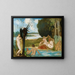 Sketch for summer: The Bath - Pierre Puvis de Chavannes — framed artwork on a wall