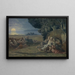 Sleep - Pierre Puvis de Chavannes — framed artwork on a wall