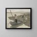 The Poor Fisherman - Pierre Puvis de Chavannes — framed artwork on a wall