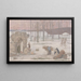 Winter Painting - Pierre Puvis de Chavannes — framed artwork on a wall