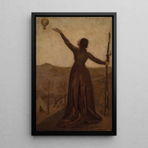 Study for The Balloon - Pierre Puvis de Chavannes — framed artwork on a wall