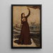 Study for The Traveling Pigeon - Pierre Puvis de Chavannes — framed artwork on a wall
