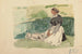 Breton Sitting Painting in a Field - Pierre Roy — artwork view