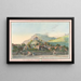 Le Hameau de Clarens du Côté du Lac - Pierre Samuel Louis Joyeux — framed artwork on a wall