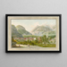 The Village of Bex - Pierre Samuel Louis Joyeux — framed artwork on a wall