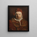 Portrait of Pope Benedict XIV - Pierre Subleyras — framed artwork on a wall
