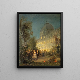 Pierre Tetar van Elven - Fte de nuit aux Tuileries le 10 juin 1867 loccasion de la visite des souverains trangers lexposition universelle actuel 1er arrondissement.webp
