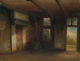 Interior painting of Peter the Great's house in Zaandam - Pierre Tetar van Elven — artwork view