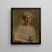Portrait of a Woman - Pierre Troubetzkoy — framed artwork on a wall