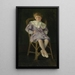 Portrait painting of Anthony Eden, 1st Earl of Avon, 1897-1977, child - Pierre Troubetzkoy — framed artwork on a wall