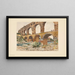 The Pont du Gard - Pierre Vignal — framed artwork on a wall