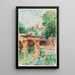 Le Pont-Neuf and the statue of Henri IV seen from the quai des Grands Augustins - Pierre de Belay — framed artwork on a wall