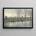 Amsterdam Westward Horizon Painting - Piet Mondrian — framed artwork on a wall