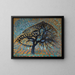 Pointillisme de l'arbre à pommes - Piet Mondrian — framed artwork on a wall