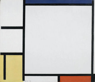 Composition with blue, red, yellow, and black - Piet Mondrian — artwork view